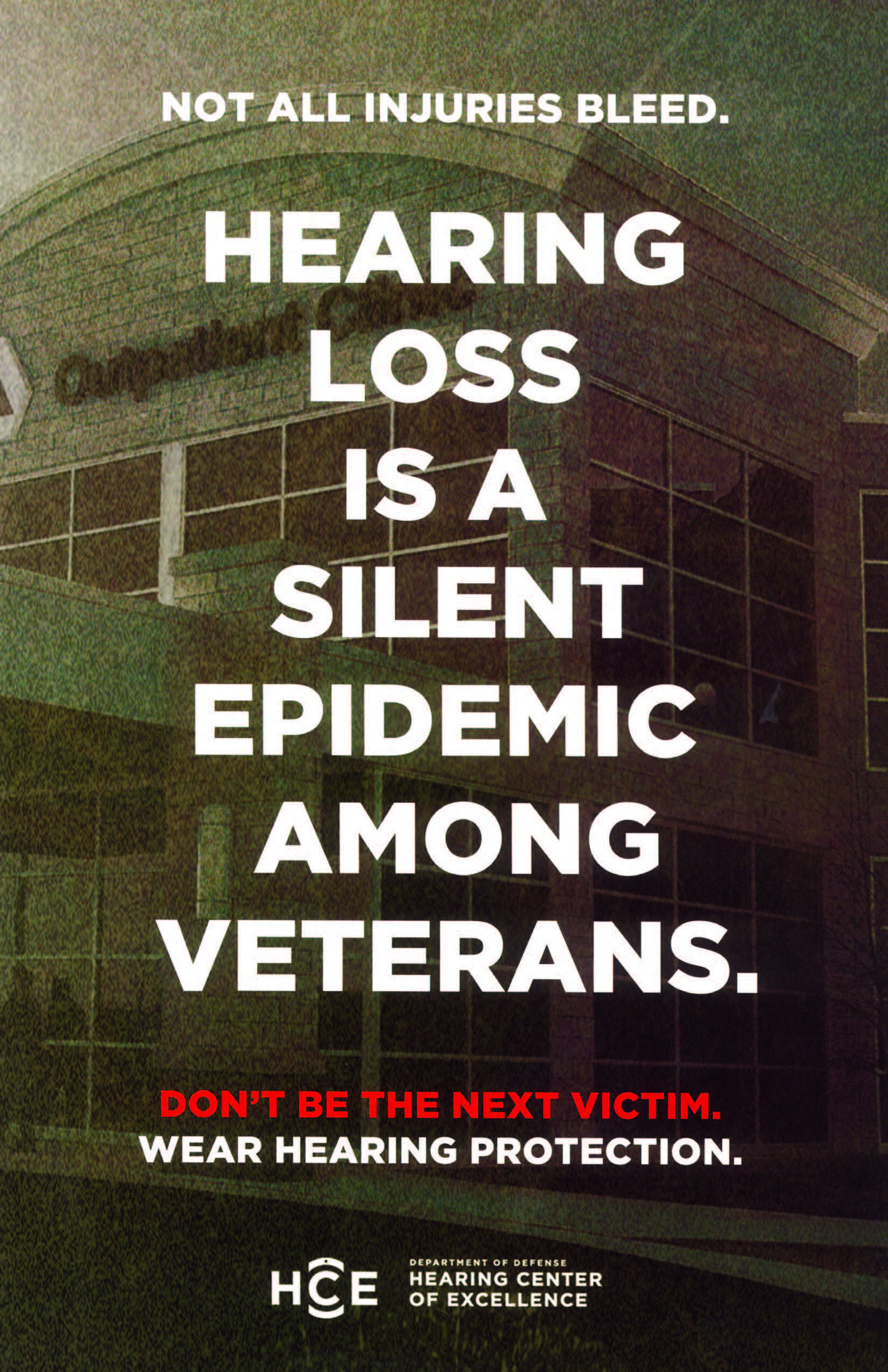 Hearing Loss is a Silent Epidemic (Veterans) 11 x 17