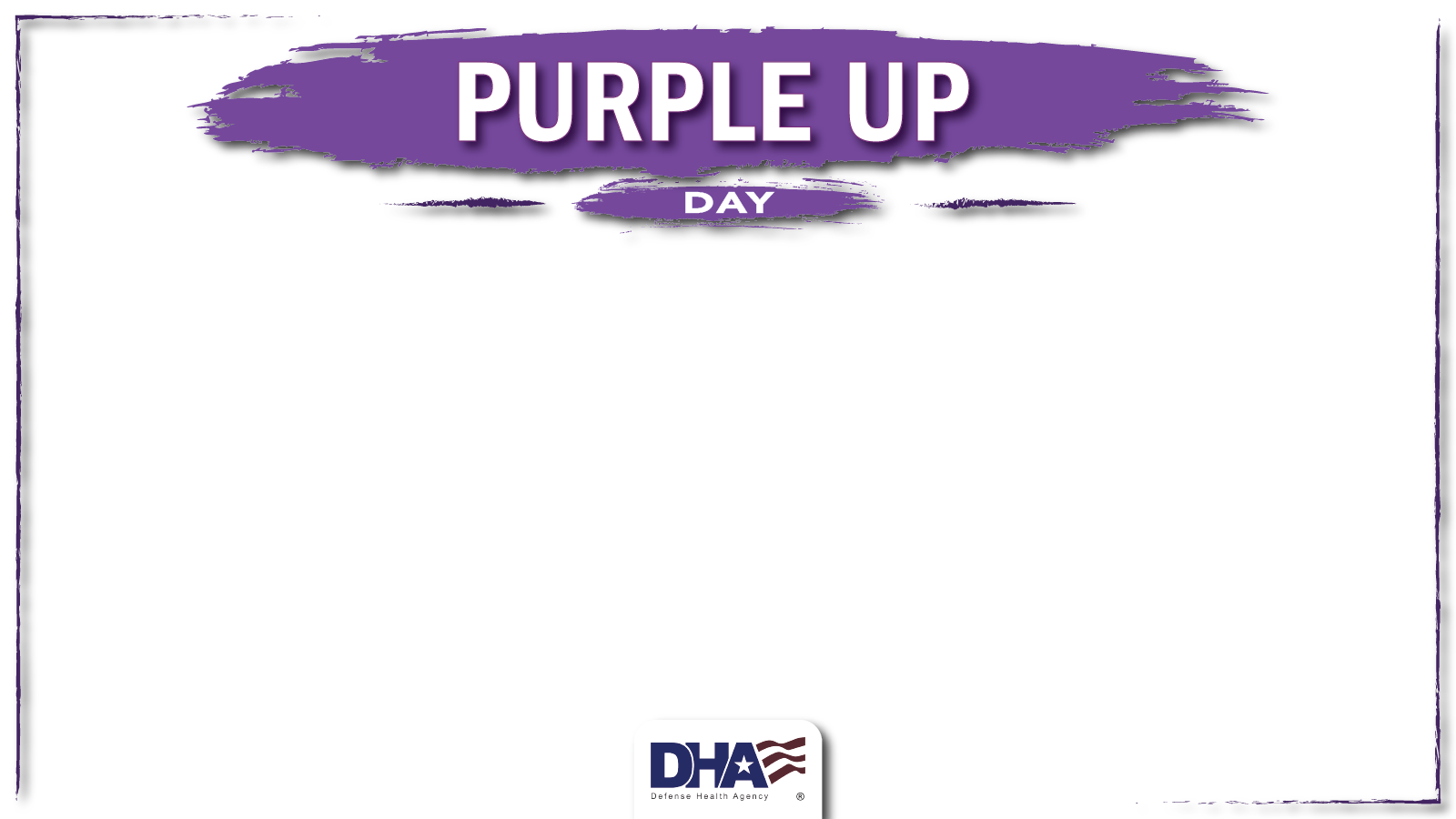 Purple Up Day