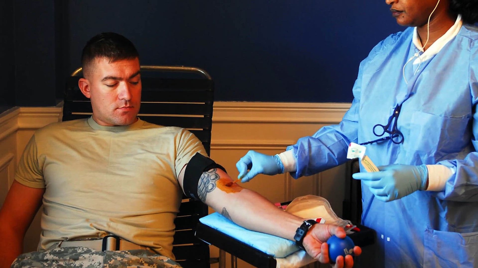 Link to Video: Armed Services Blood Program Thanks Their Donors