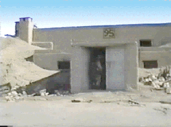 Figure 19. Khamisiyah ASP bunker entrance; picture from 37th Engineer Battalion videotape