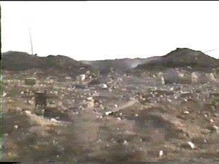 Figure 20. Result of demolition test; picture from 37th Engineer Battalion videotape