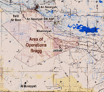 Figure 4. Area of Operation Bragg