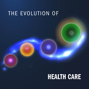 Evolution of Health Care simple graphic