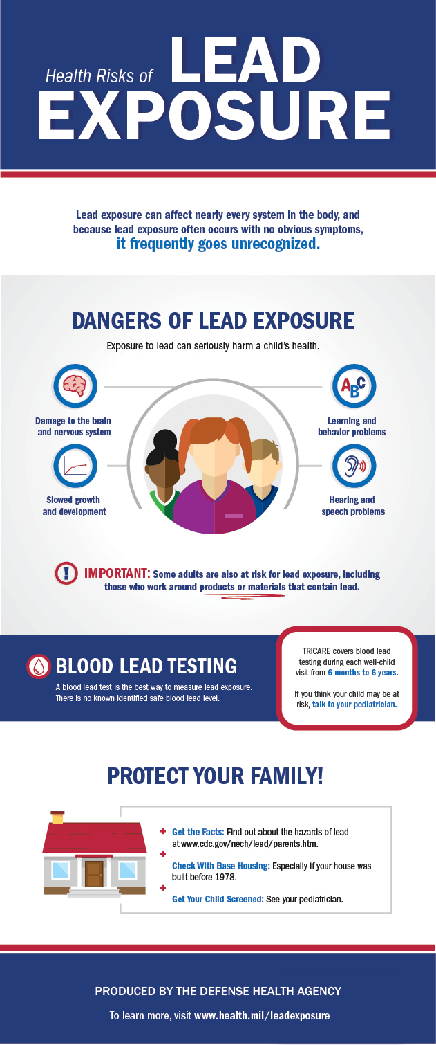 This infographic discusses the dangers of lead exposure and how to protect your family from it
