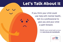 This graphic is an image of a yellow, amorphous blob with its arm around an orange blob with a sad face, comforting it.