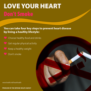 Link to biography of Love Your Heart: Don't Smoke