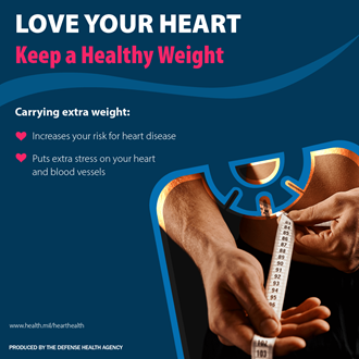 Link to Infographic: Love Your Heart: Healthy Weight