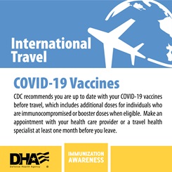 International Travel - COVID-19 Vaccines - CDC recommends you are up to date with your COVID-19 vaccines before travel