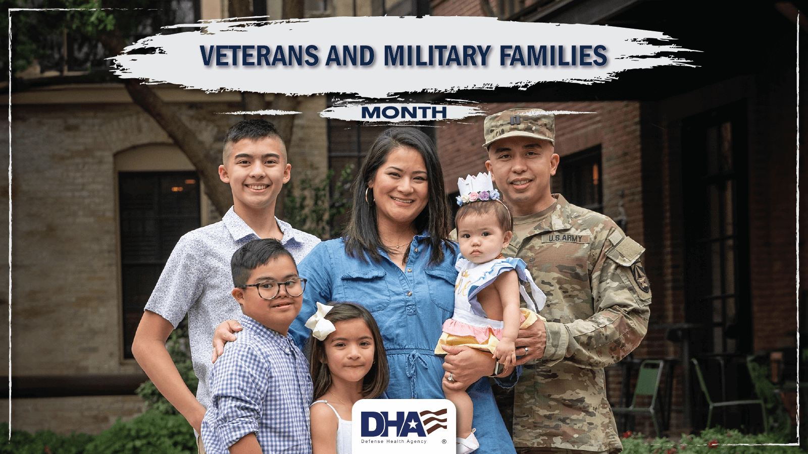 Link to Infographic: Veterans And Military Families Month screen