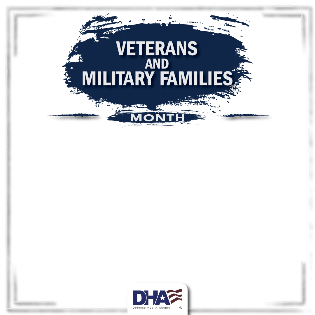 Link to Infographic: Veterans And Military Families Month frame