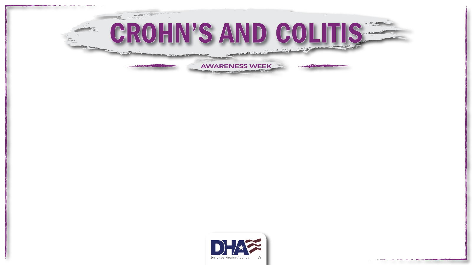 Link to Infographic: Crohns and Colitis Awareness Week screensaver