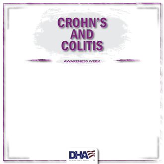 Link to Infographic: Crohn's and Colitis Awareness Week frame