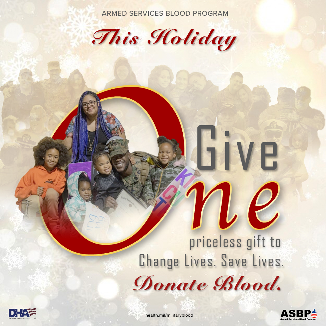 Link to Infographic: Give one priceless gift to Change Lives. Save Lives. Donate Blood.