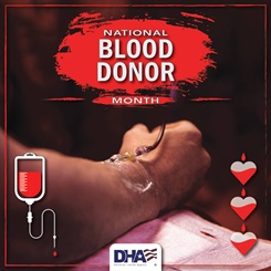 National Blood Donor Month