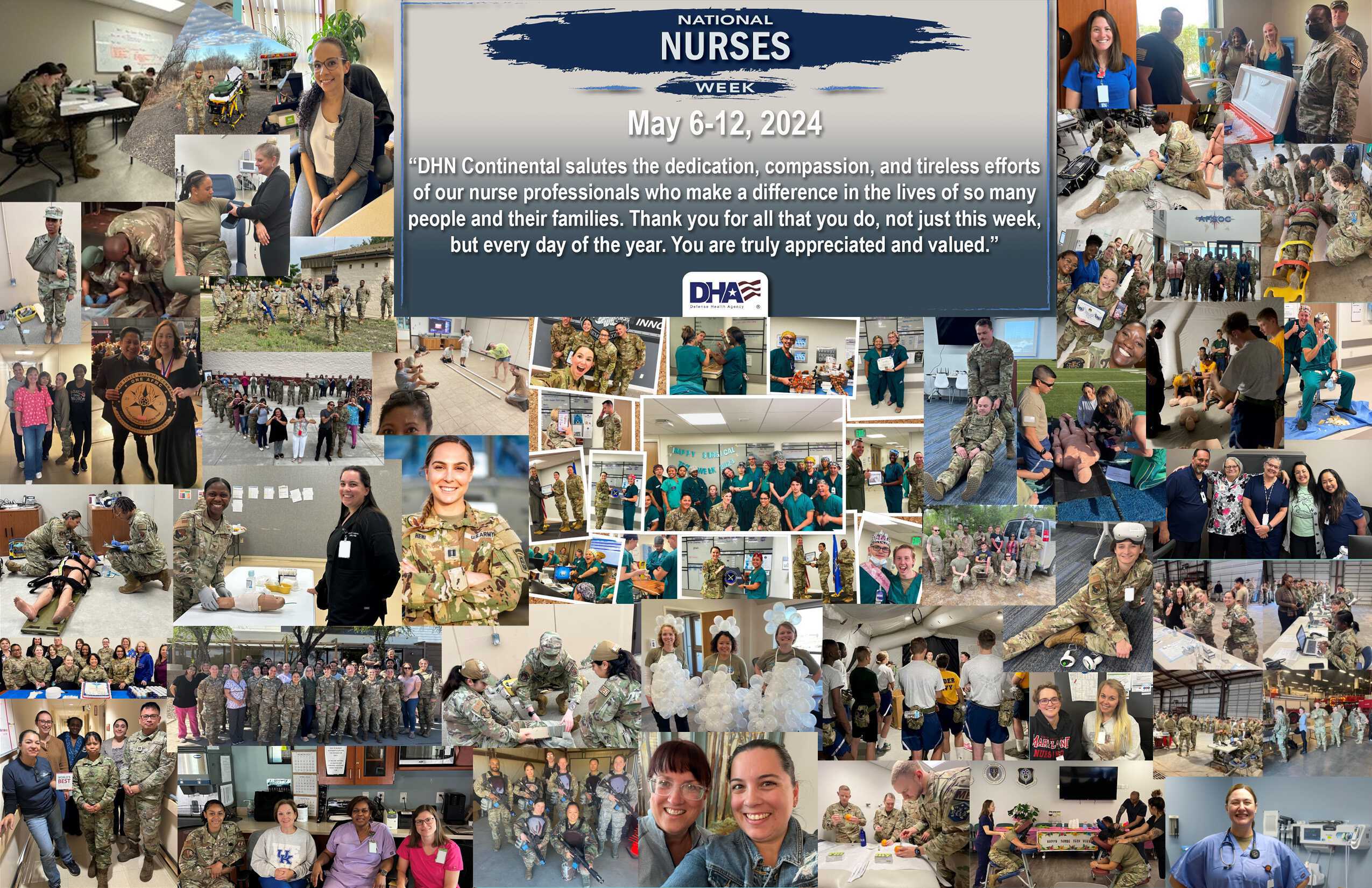 DHN Nurses Week Collage 2024