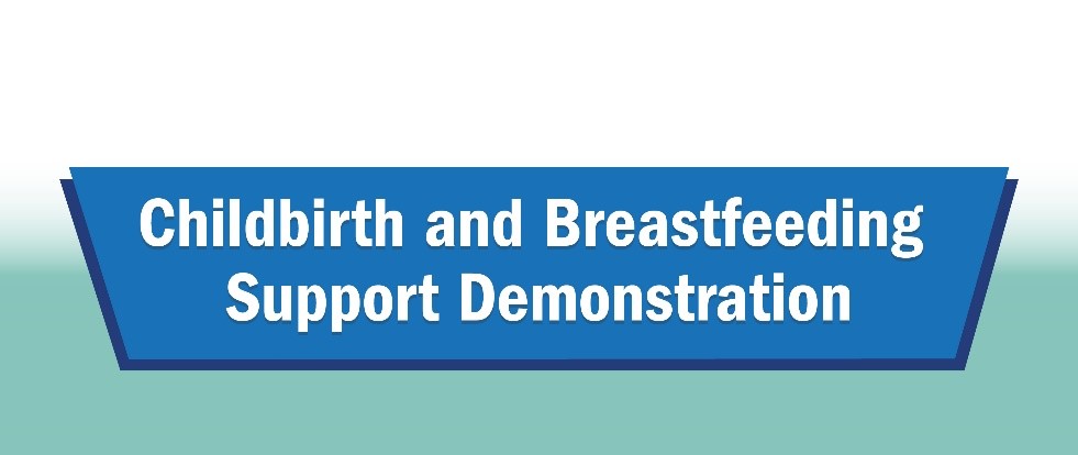 Link to Infographic: Childbirth and Breastfeeding Support Demonstration Banner