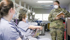 military personnel in neonatal care class