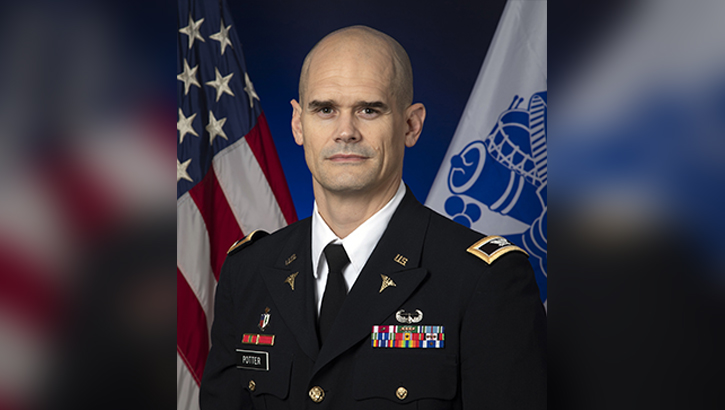 Army Col. (Dr.) Benjamin "Kyle" Potter is the recipient of the Army Hero of Military Medicine Award. (Photo courtesy of Army Col. (Dr.) Kyle Potter, USU)