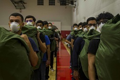 New Recruits are screened after arriving at Depot