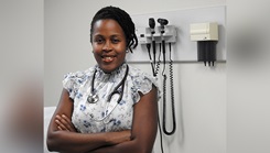 Dr. Briana Newkirk poses for picture