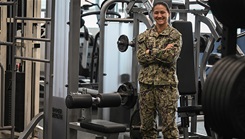 U.S. Navy Lt. Tia Blythe