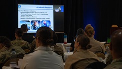 The TriService Nursing Research Program held its annual Research and Evidence-Based Dissemination Course from April 4-6, 2023 in San Antonio, Texas. (Photo by U.S. Air Force Sgt. Kelsey Martinez)