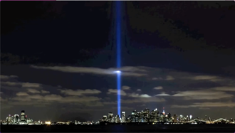 Link to Video: Light memorial in the sky